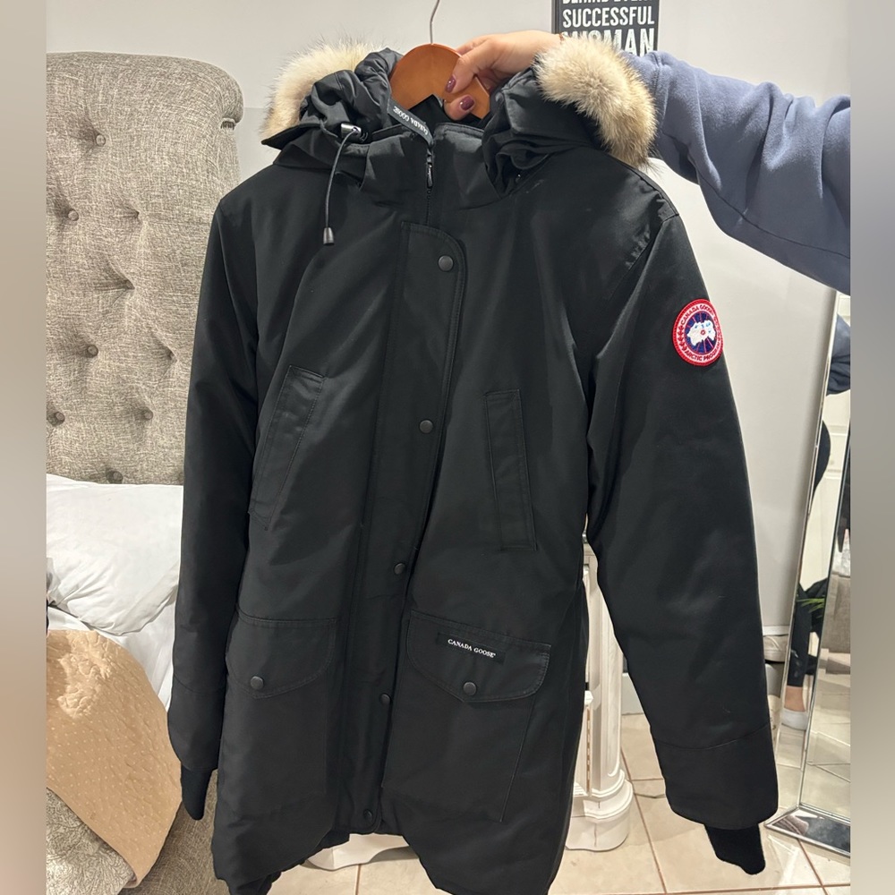 Women’s Canada Goose Trillium Black Jacket Medium Authentic